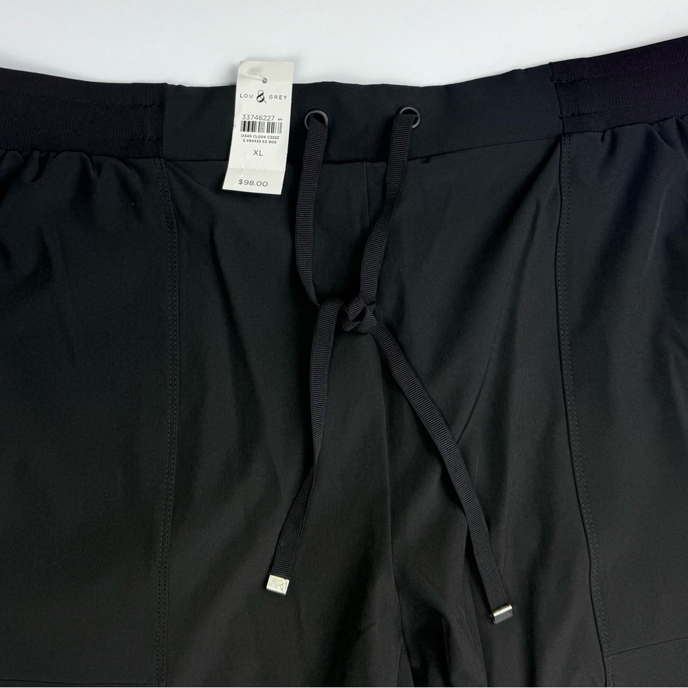 NWT Lou & Grey Black Athletic Pants Joggers XL - Picture 3 of 6